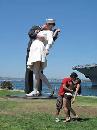 San Diego Harbor Sailor Statue